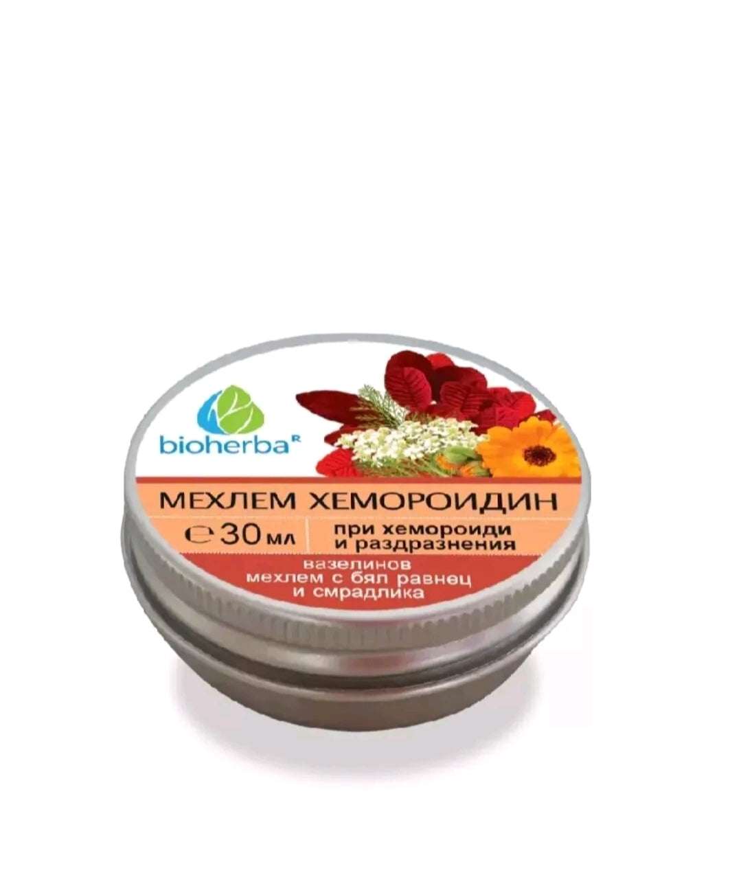 HERBAL Hemorrhoid Aid Salve with Yarrow and Smoke tree, Bioherba 30 ml