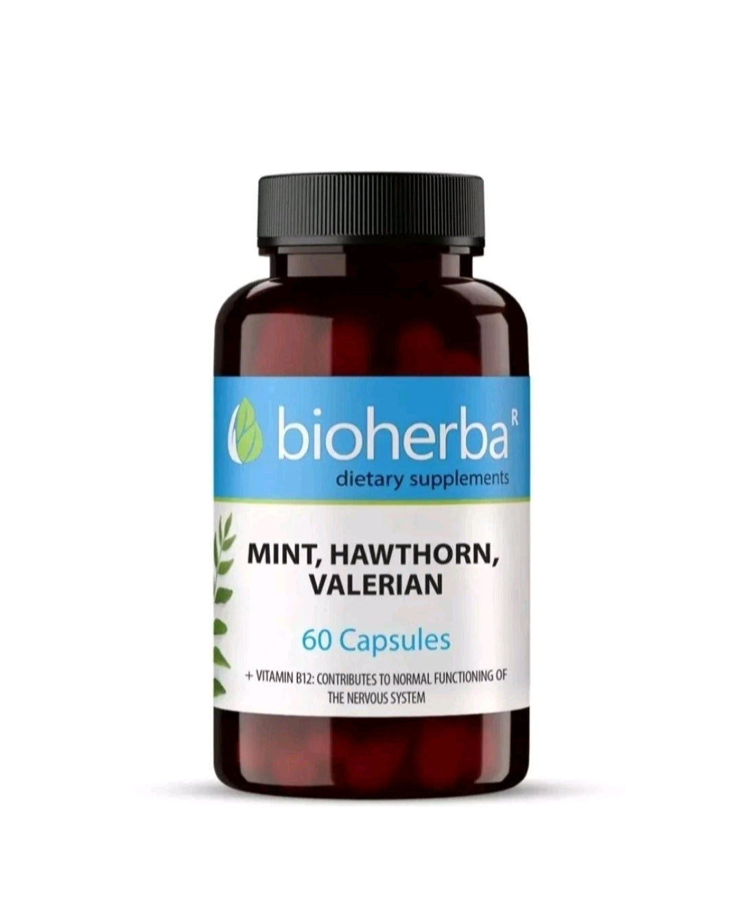 Mint, Hawthorn and Valeriana BioHerba 60 capsules