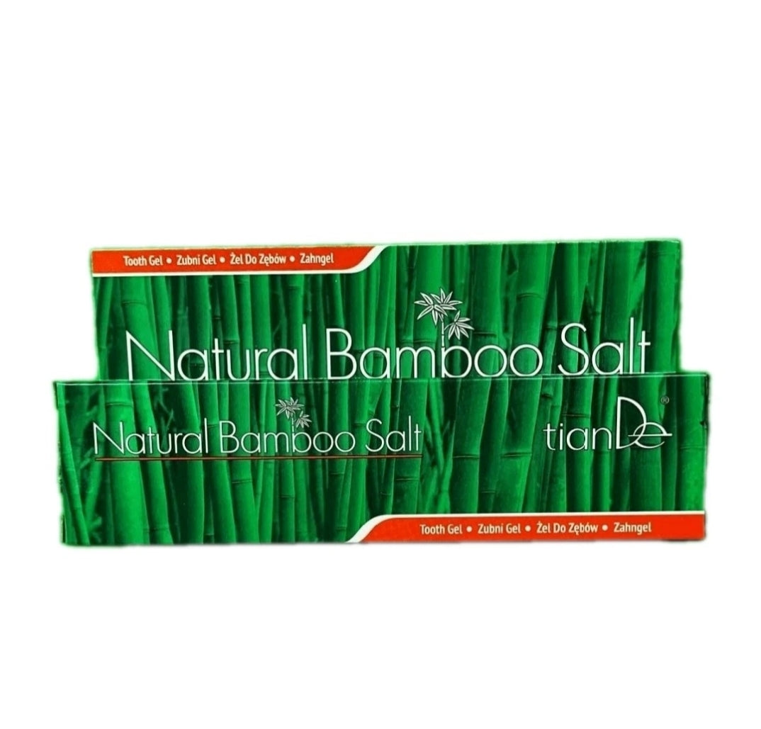 TianDe Bamboo Salt Tooth Gel Natural Fluoride-Free Toothpaste x 120gr