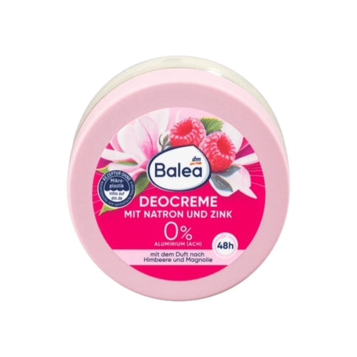 Balea Deodorant Body Cream with Soda & Zinc Raspberry & Magnolia 50 ml