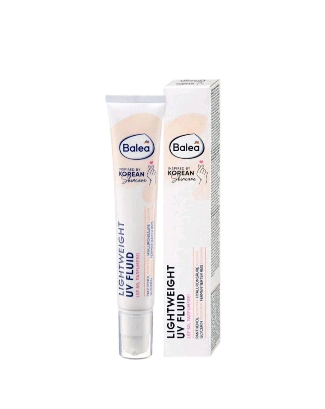 Balea Lightweight UV Fluid SPF 50 Fragrance-free Sun Protection, 50 ml