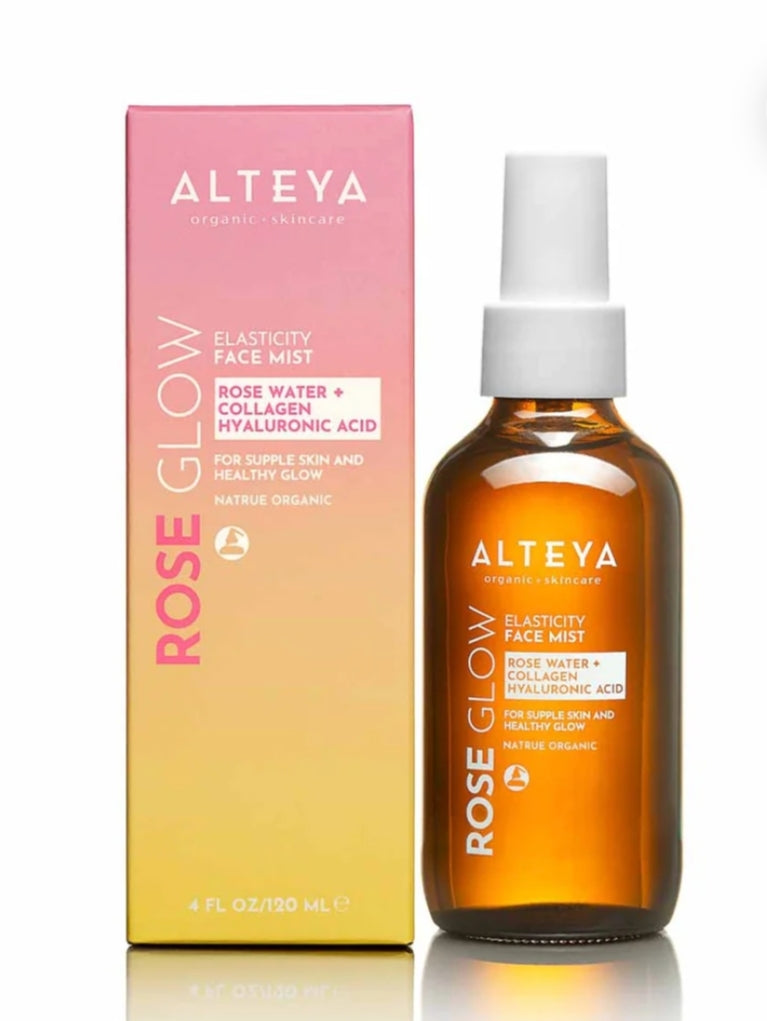 Alteya Organics Bio Mist for Face with Rose Water, Collagen & Hyaluronic 120 ml