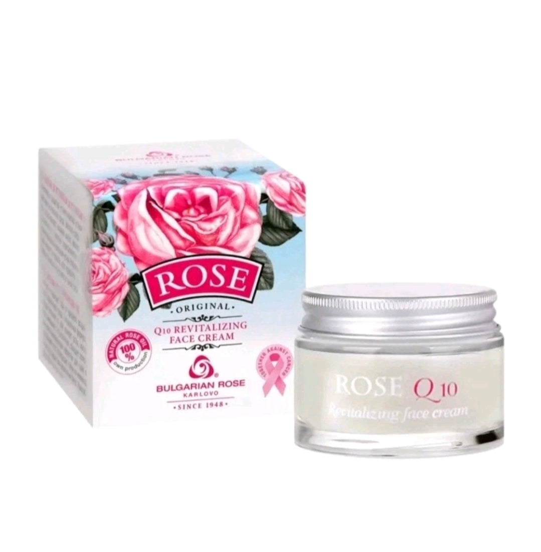 Bulgarian Rose Original Restoring Face Cream with Q10, 50 ml