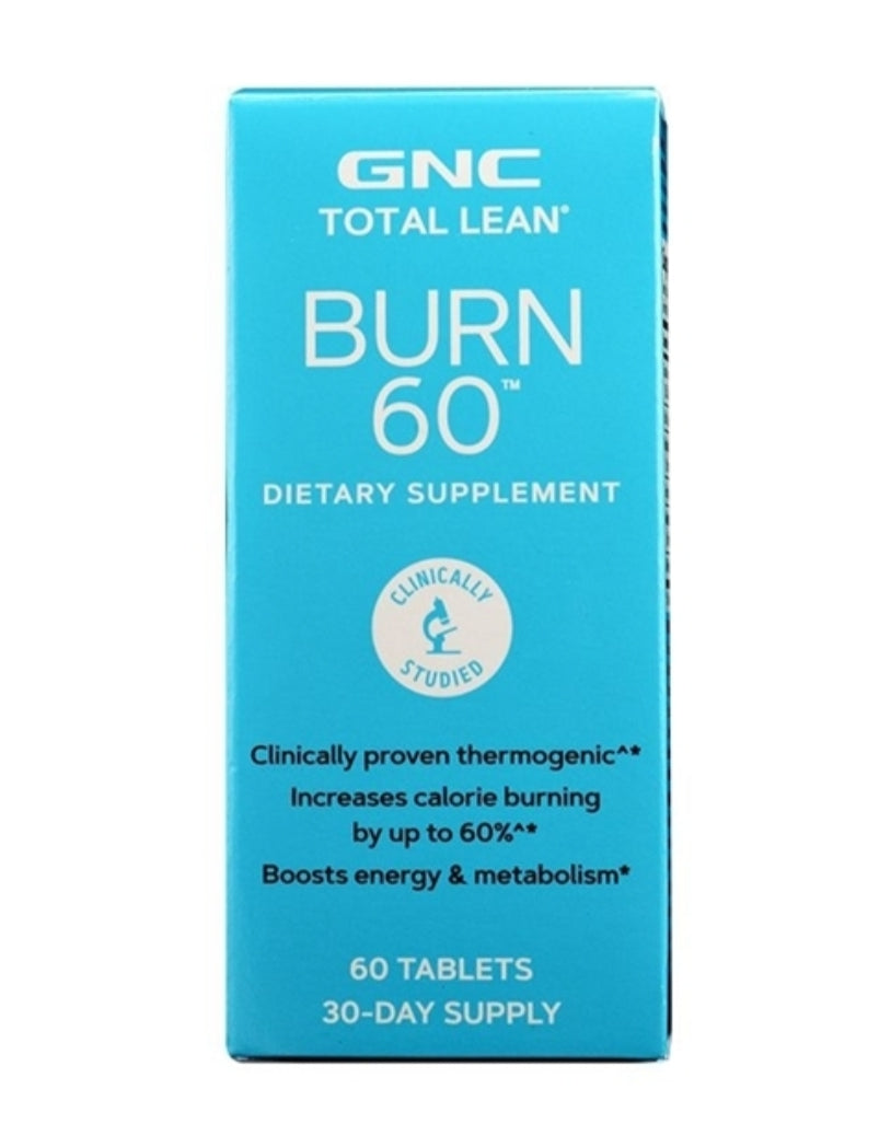 GNC TOTAL LEAN BURN 60 Weight Loss Formula x 60 caps