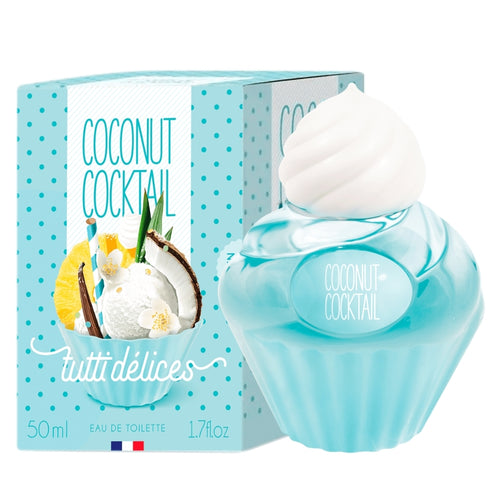 Corania Perfumes Tutti Delices Coconut Cocktail Eau de Toilette for Women, 50 ml