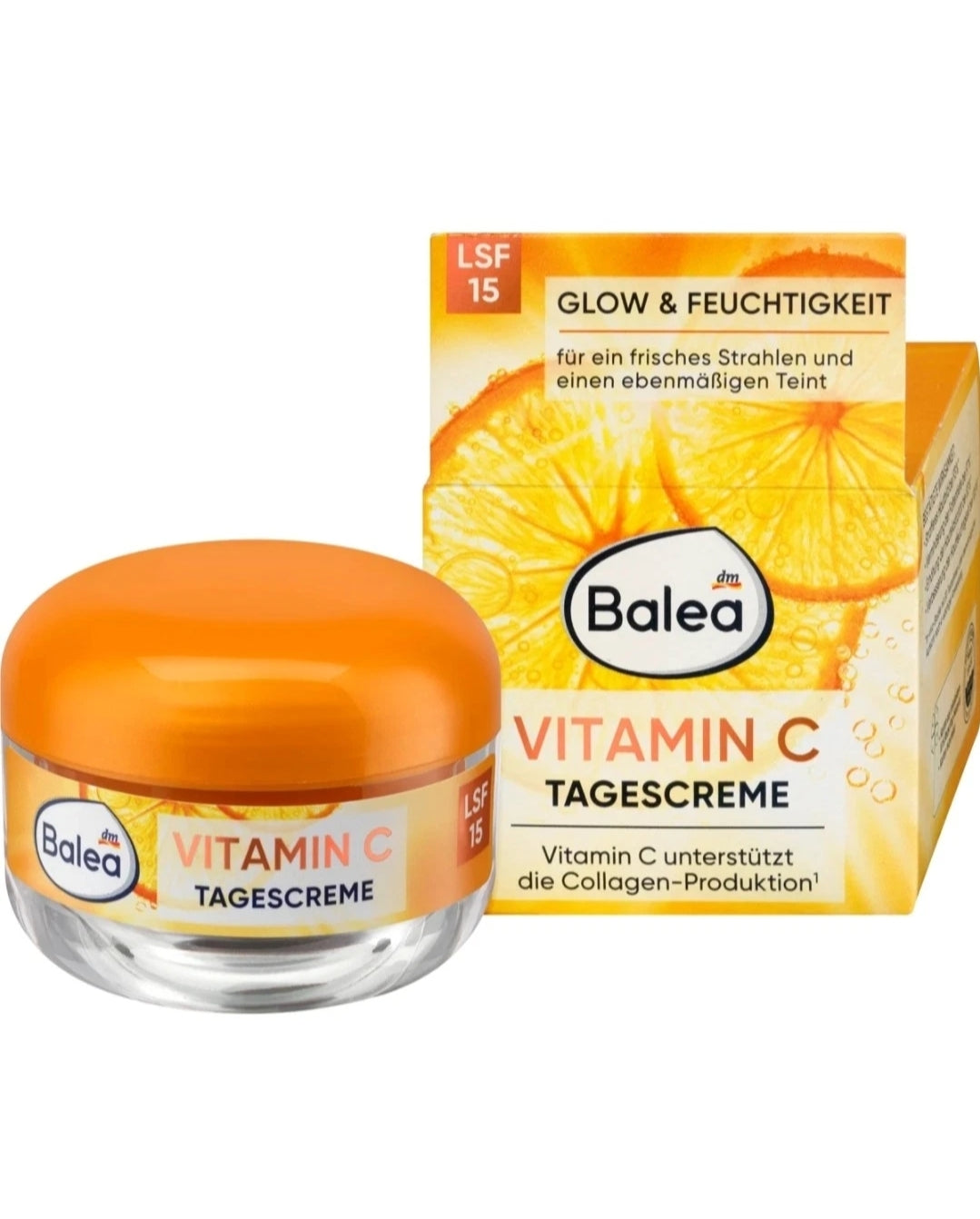 Balea Day Cream with Vitamin C SPF 15 , 50 ml