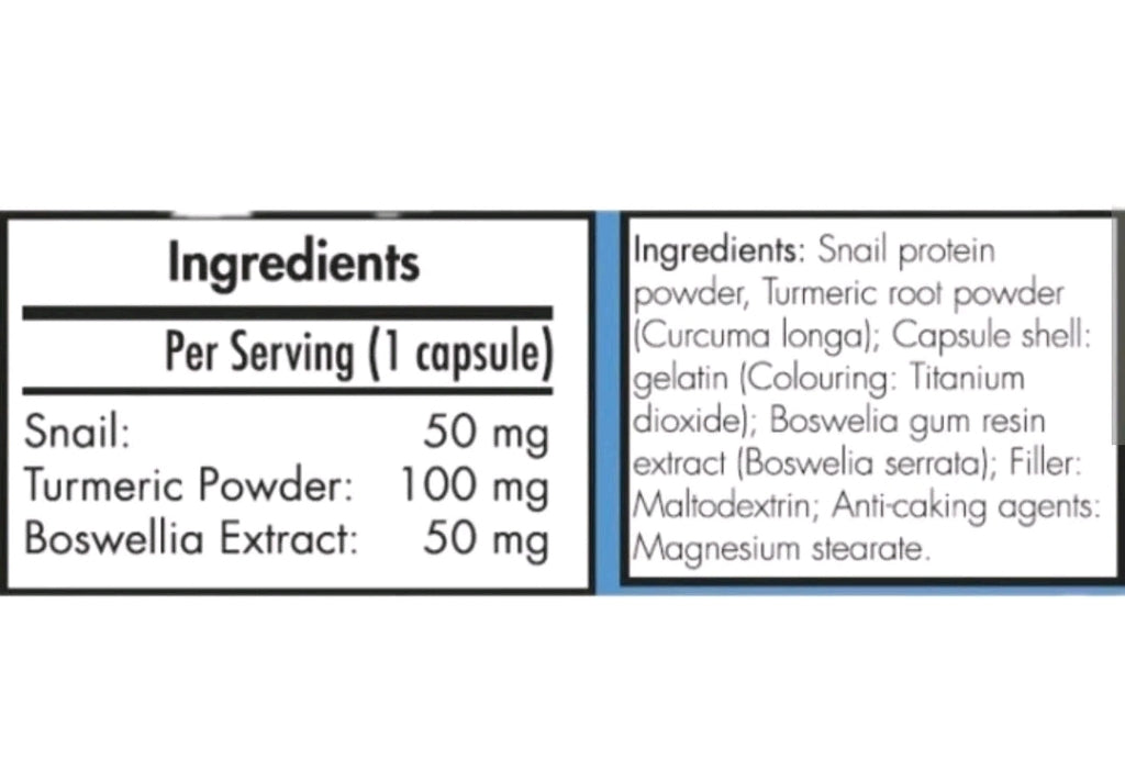 Helix Original Cream & Capsule for Joints & Muscle Snail Protein, 100ml & 15caps