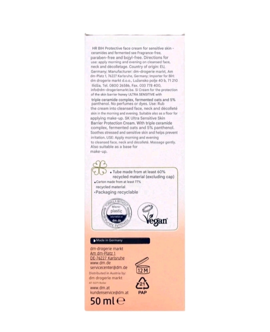 Balea Med Ultra Sensitive  Barrier Protection Day Cream, 50ml