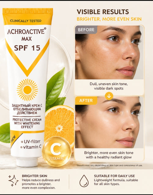 Achroactive Max Sun Protection & Depigmentation Face Cream SPF 15 ,45ml