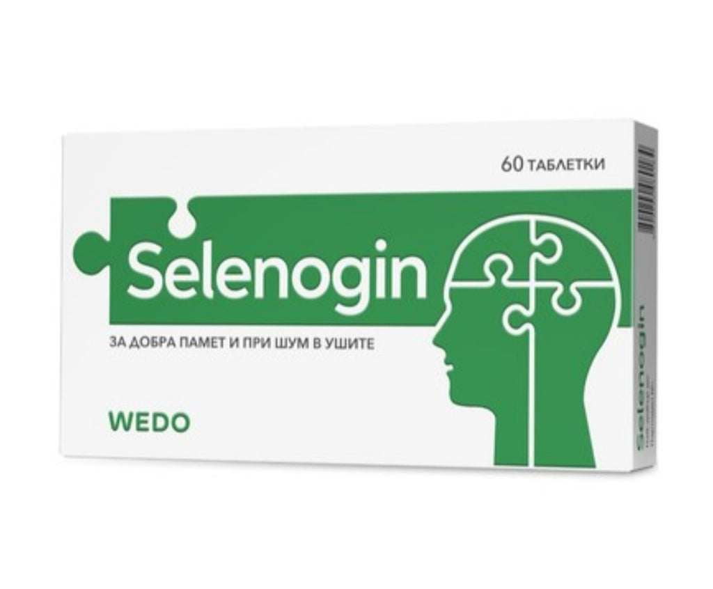 Selenogin For Memory Concentration & Tinnitus, 60 tablets