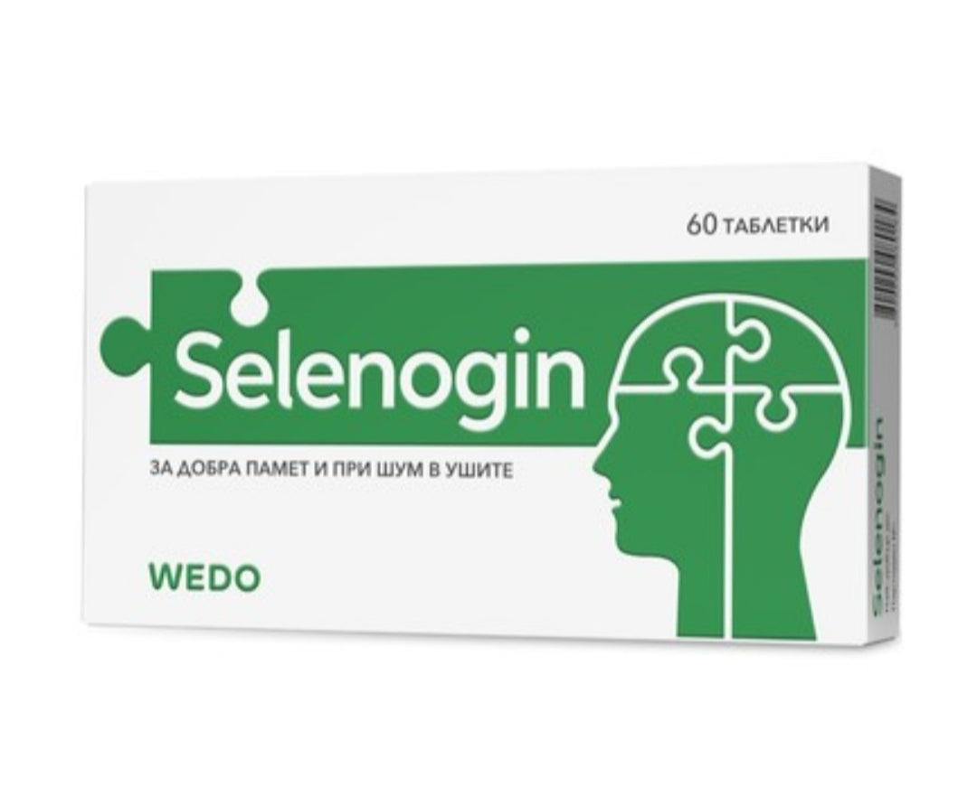 Selenogin For Memory Concentration & Tinnitus, 60 tablets