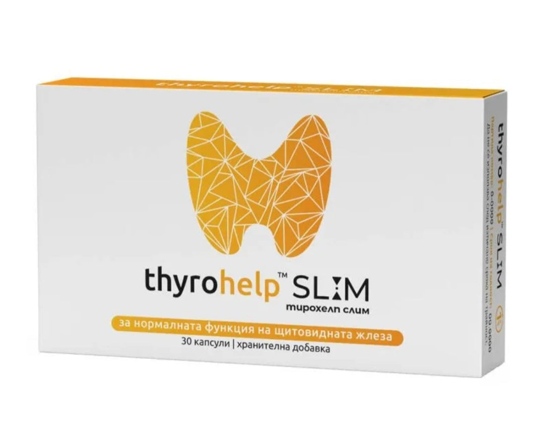 Tyrohelp Slim Thyro Help Slim Supplement for Thyroid care and normal weight x 30 capsules Naturpharma