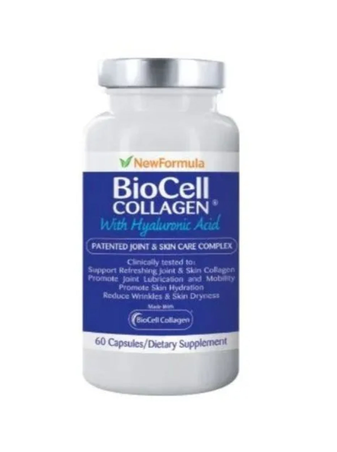 BioCell Collagen with Hyaluronic acid 500 mg x 60 capsules New Formula