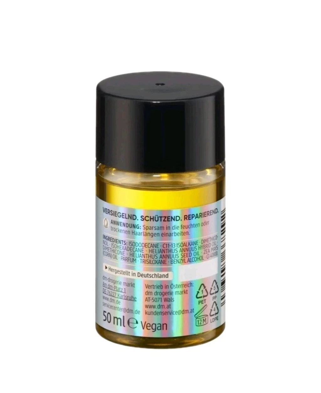 Balea Professional Plex Care Hair Oil with Heat Protection, 50 ml
