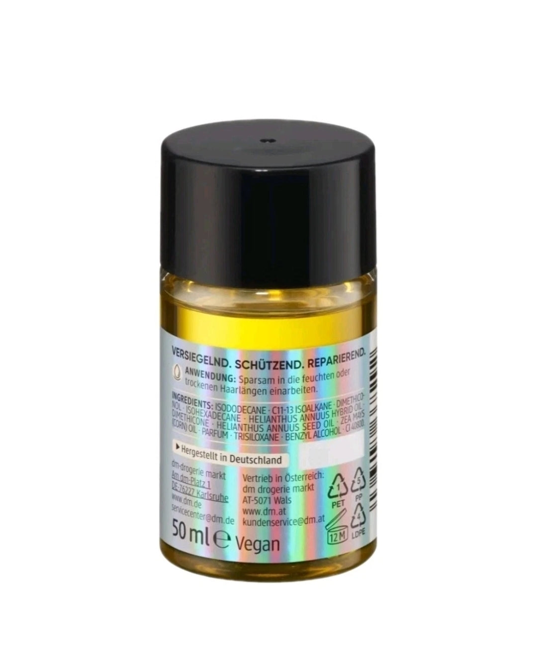 Balea Professional Plex Care Hair Oil with Heat Protection, 50 ml