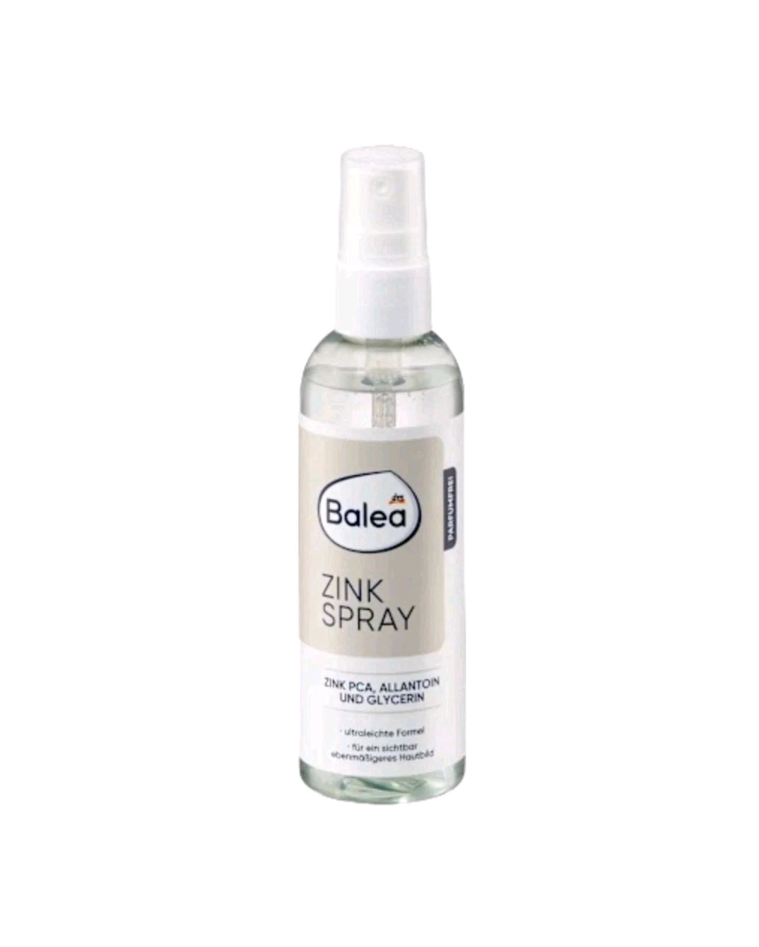Balea Zinc Face & Body Spray & Cream Set with Zinc PCA & Allantoin, 50ml/100 ml