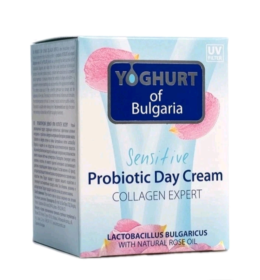 Yoghurt of Bulgaria Rejuvenating Day Cream with Probiotic & Organic Rose Oil, 50ml