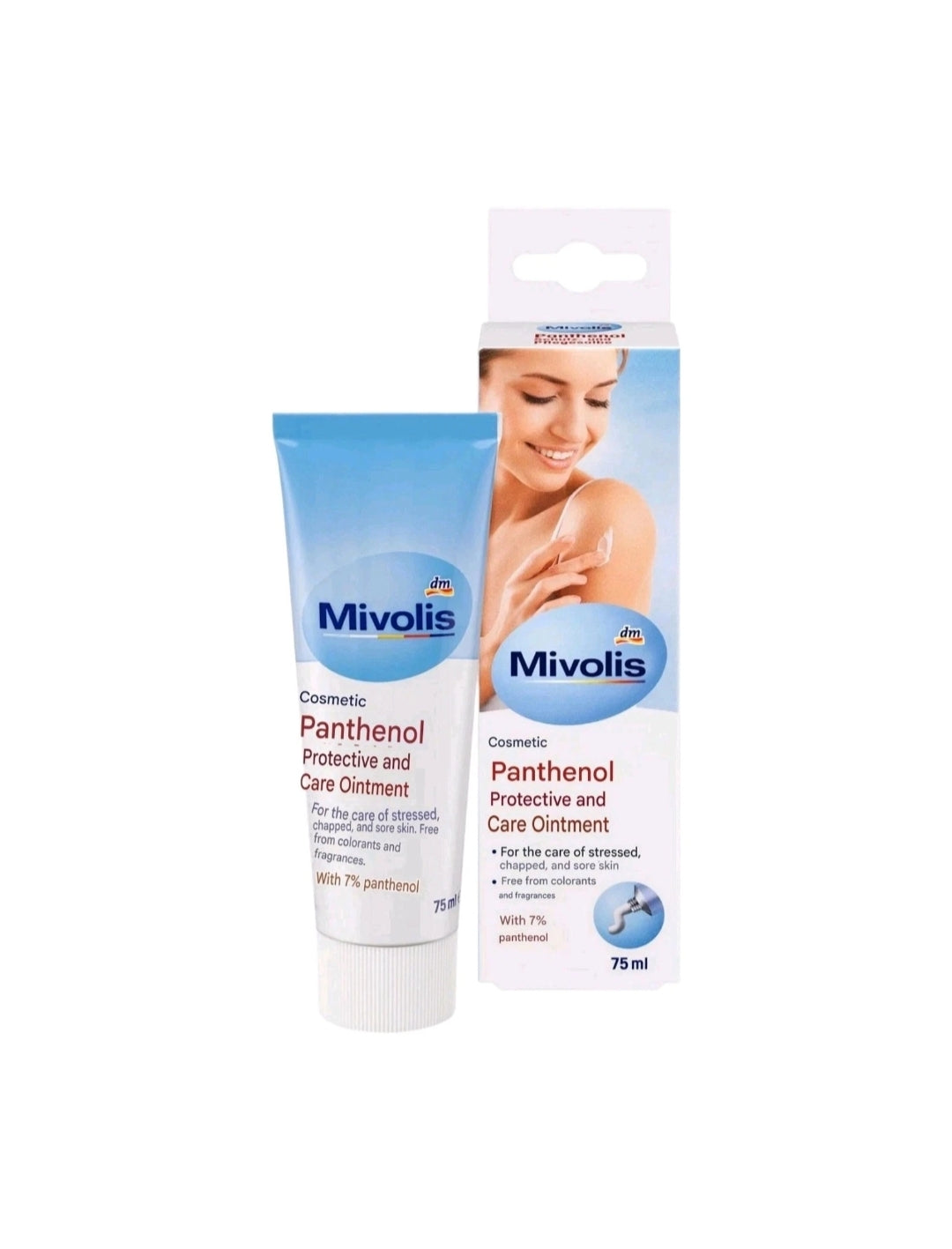 Mivolis Panthenol Protect & Care Ointment with Panthenol, Zinc & VitaminB5,75 ml