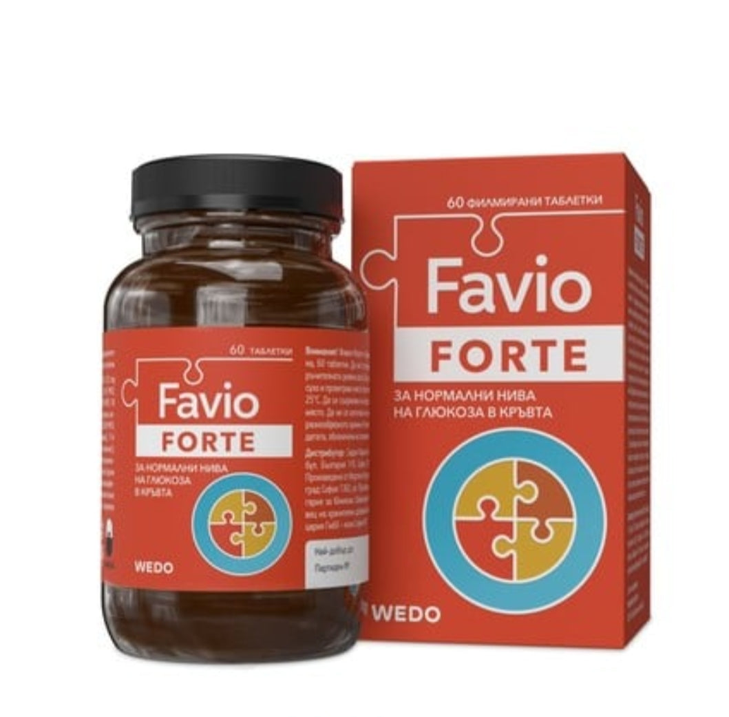 Favio Forte Multivitamins for Glucose control for Diabetics x60 tablets Wedo