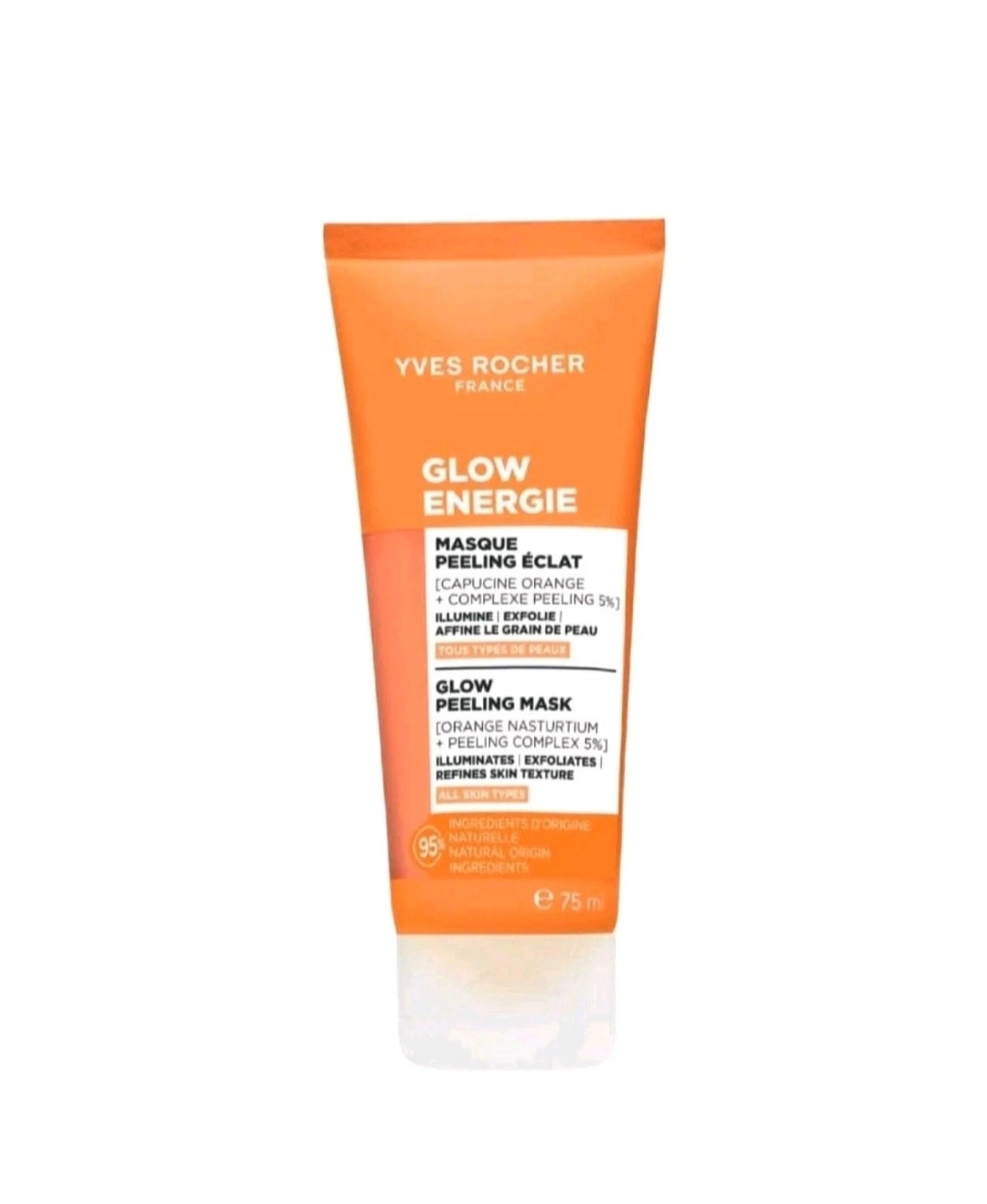 Yves Rocher Glow Energie Brightening Peeling Mask, 75 ml