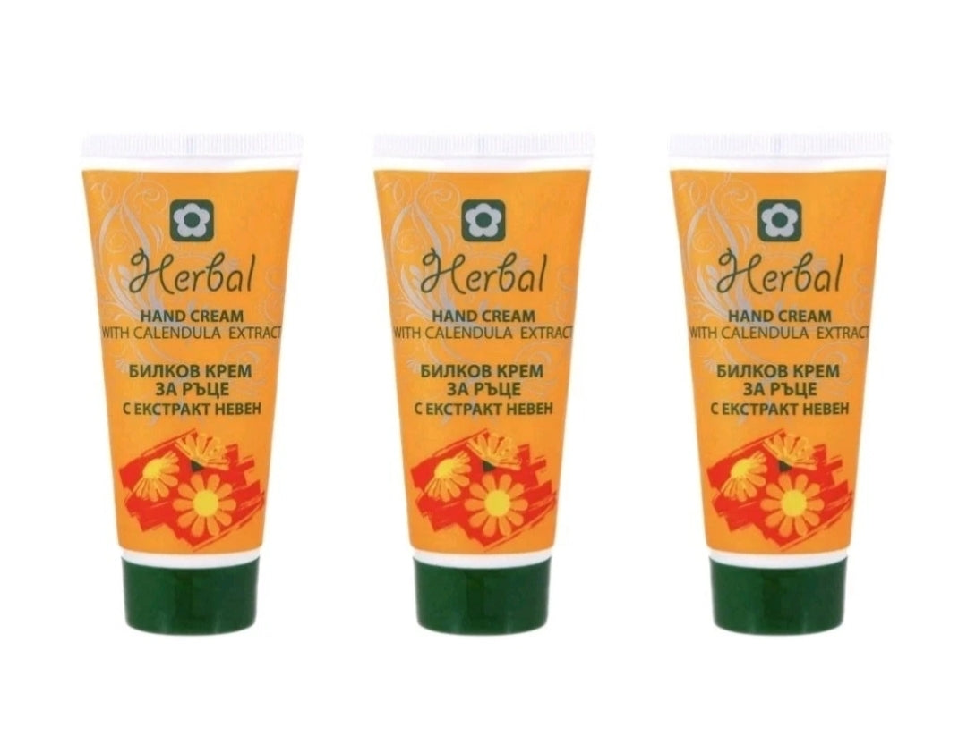 Herbal Hand Cream with Calendula Extract 3 x 50ml