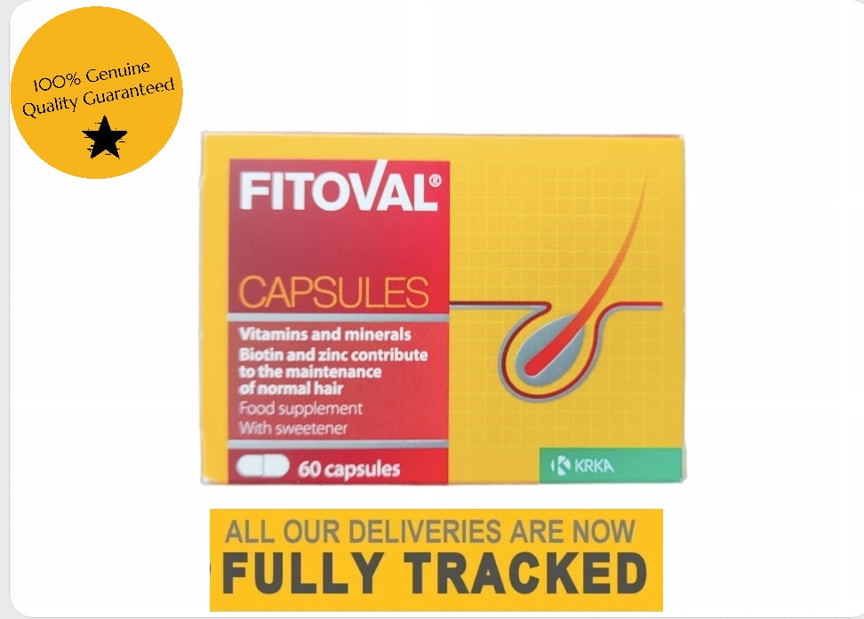 Fitoval KRKA Alopecia Hair Loss Treatment x 60 capsules