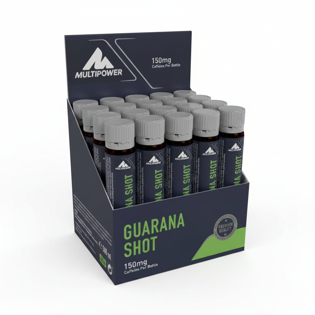Multipower Sportsfood Guarana Shots Pack of 20 Shots x 25ml