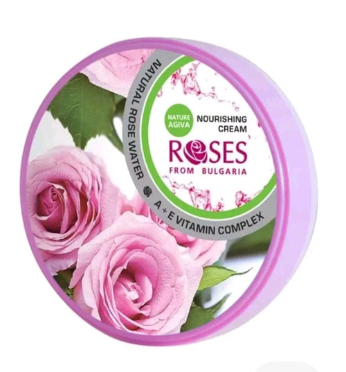 AGIVA 100ml Nourishing Cream & Bulgarian Natural Rose Water & A + E Vit Complex