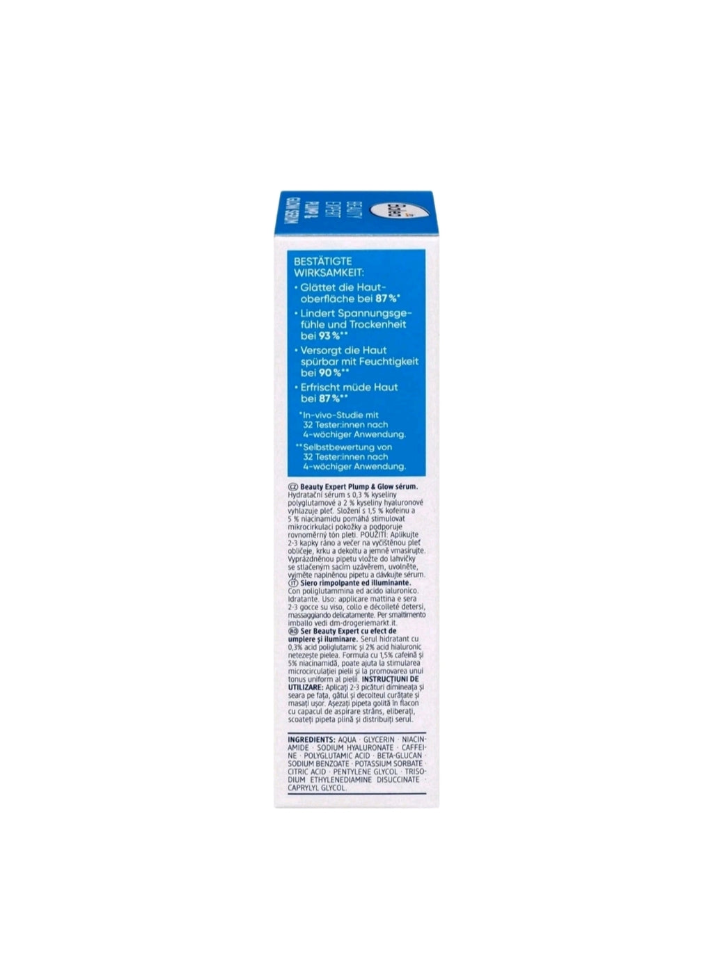 Balea Beauty Expert Face Serum Plump & Glow, 30 ml