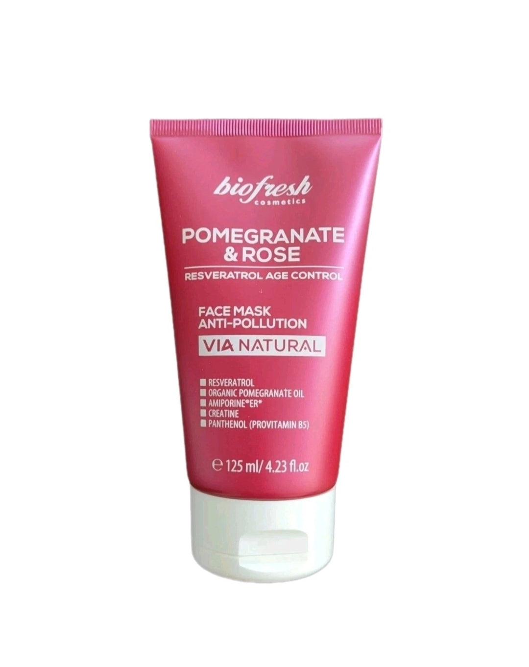 Natural Organic Pomegranate & Rose Anti-Pollution Age Control Face Mask,125ml
